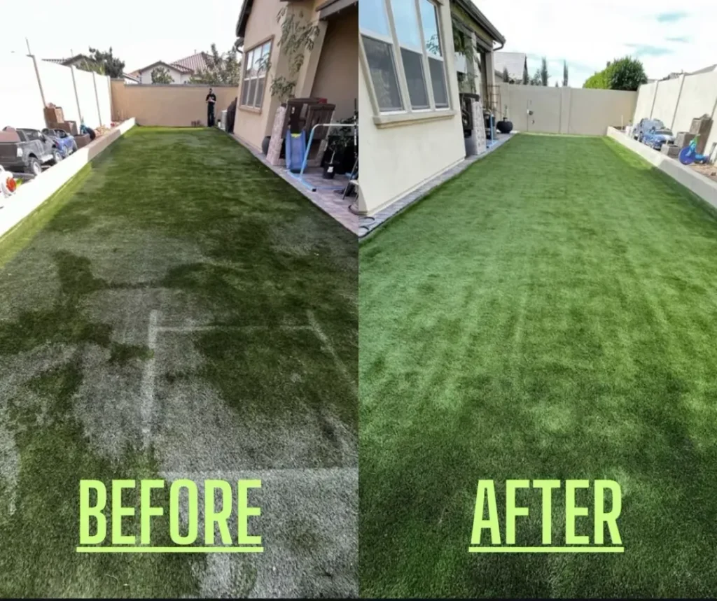 before_after_Artificial_Grass_Cleaning-dubai