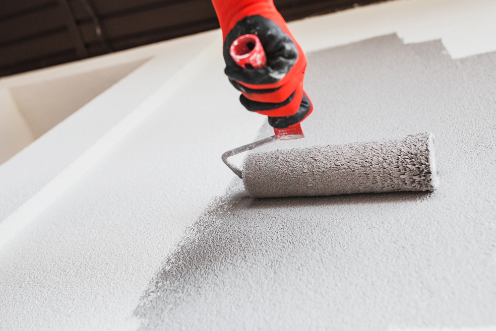 Paint,Roller,On,The,Wall,During,Painting,-,Renovation,Of Paint,Roller,On,The,Wall,During,Painting,-,Renovation,Of