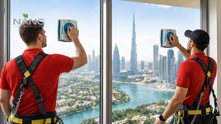 Magnetic Window Cleaning